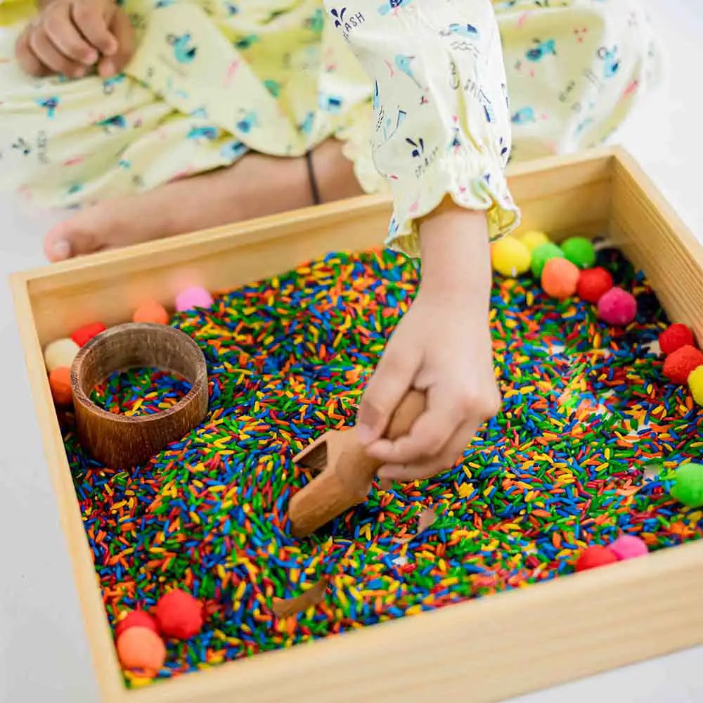 Montessori trays for 4 year old Girl | Lakdi Ki Kathi
