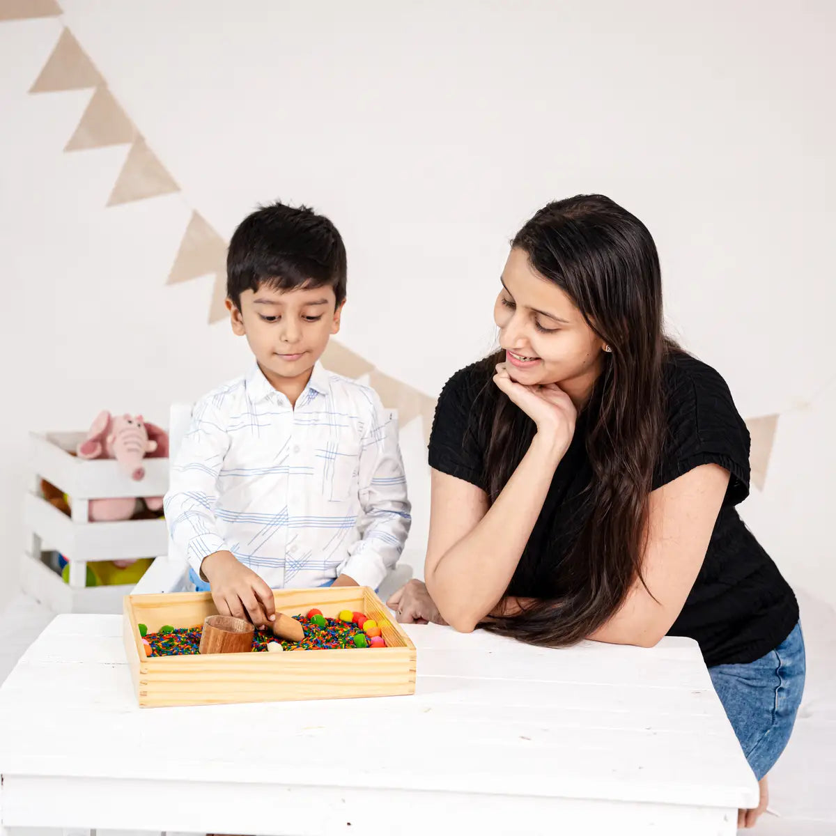 Rainbow Rice Sensory Kit