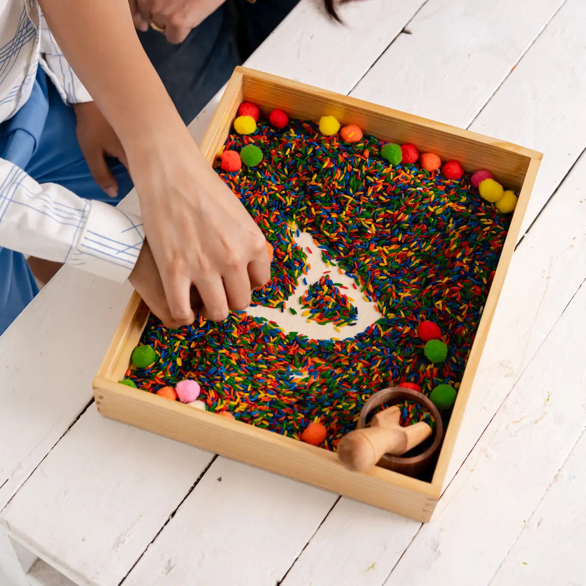 Rainbow Rice Sensory Kit