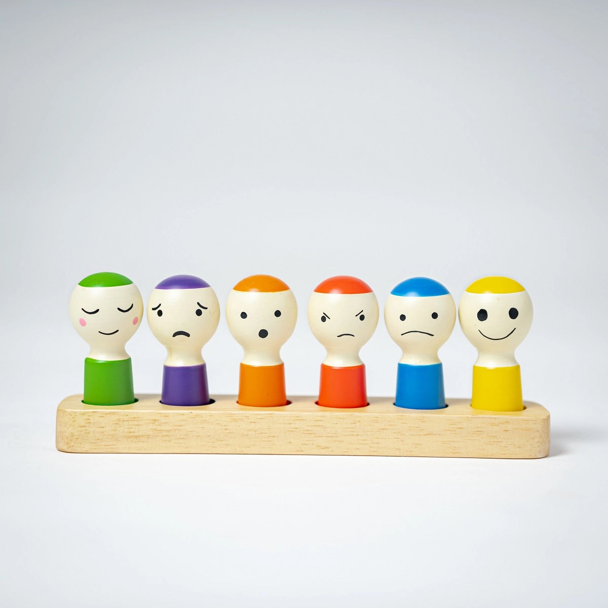 Emotional Peg Dolls with Color Sorting Tray