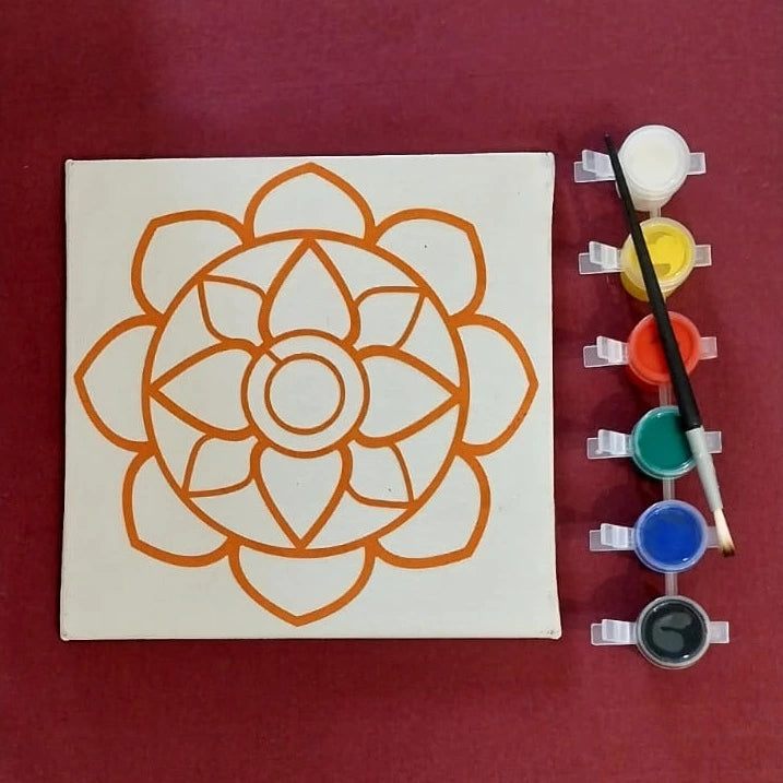 Colour and peel- Rangoli