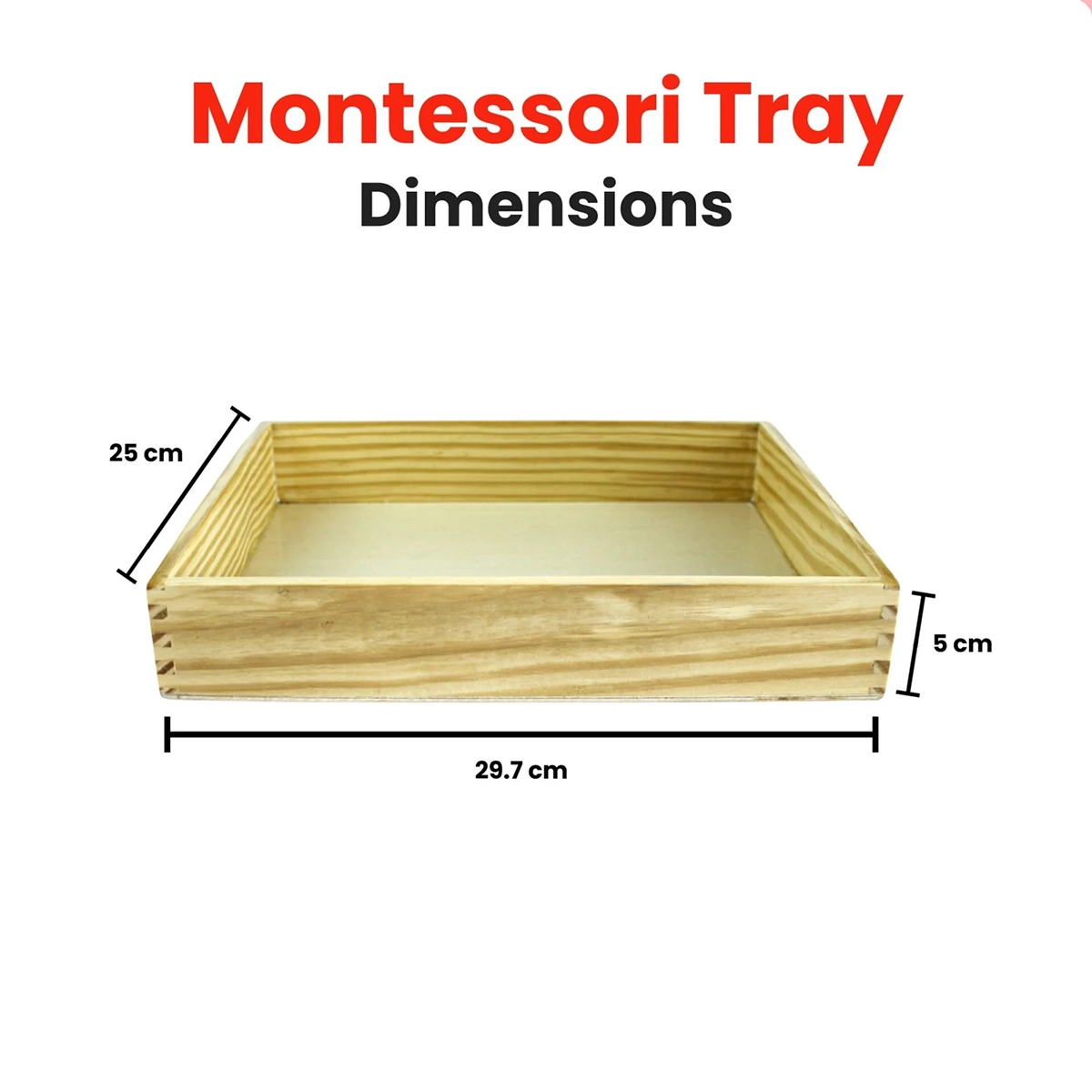 Wooden Montessori Tray